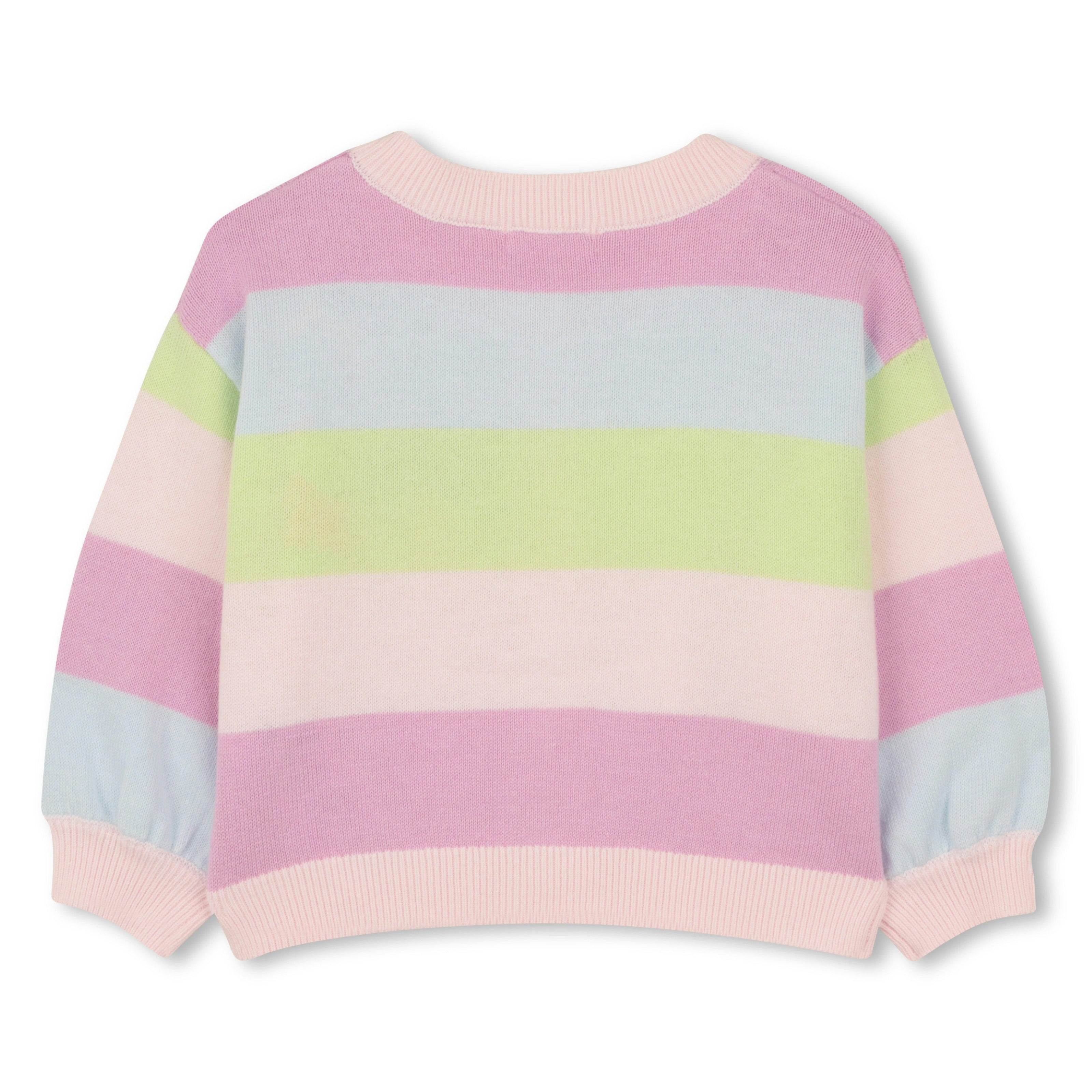 Multicolored Pastel Stripe Cardigan