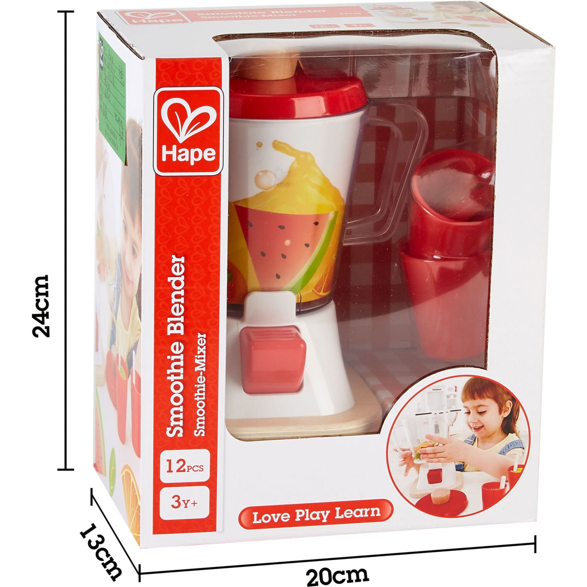Smoothie Blender Wooden Kitchen Accessory Playset