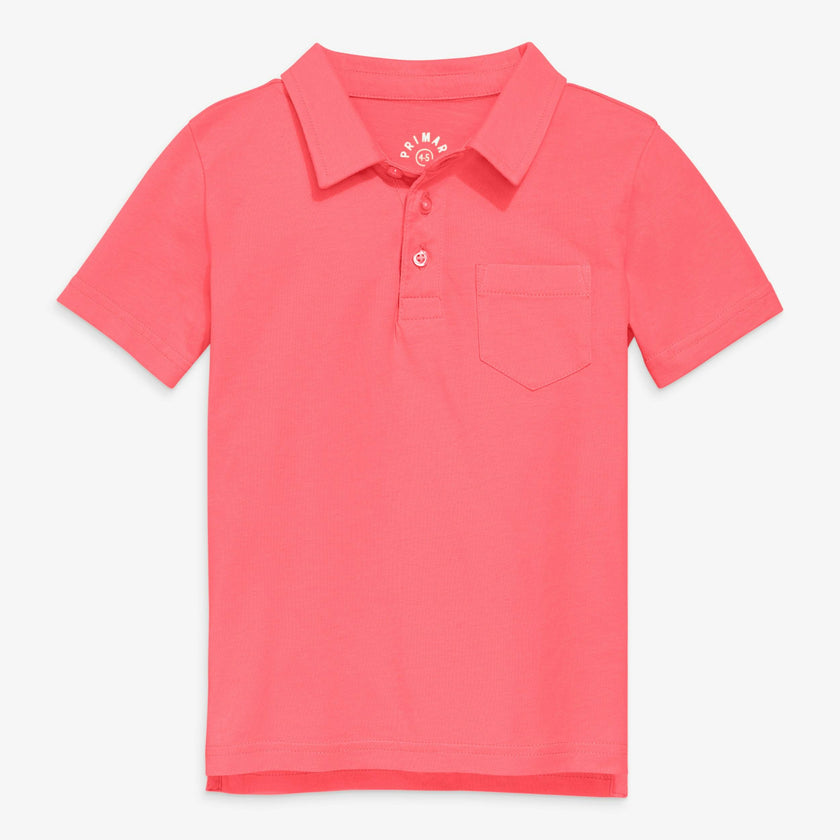 Kids short sleeve polo