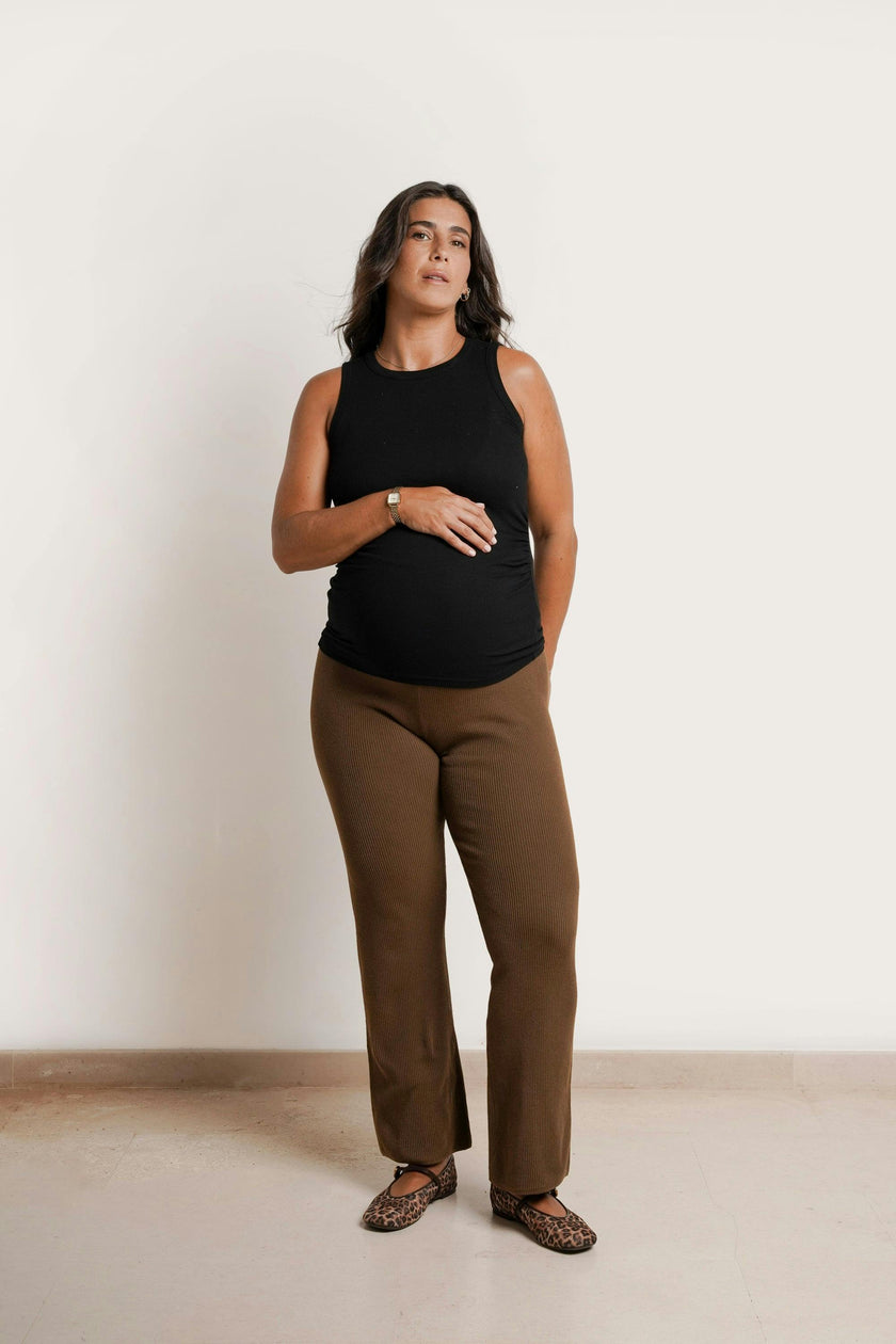 Georgina Over-Bump Maternity Knit Pants