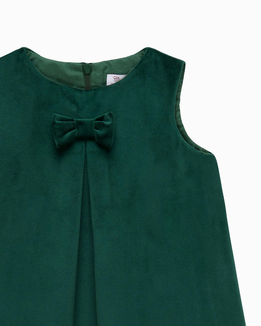 Baby Esme Velvet Pinafore