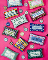 Uncomfortable Needlepoint Pillow