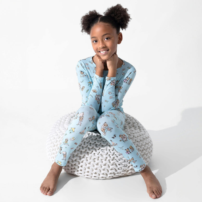 Sloth Pajama Party Bamboo Kids Pajamas
