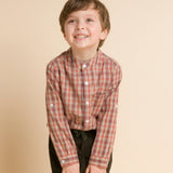 Boys Long Sleeve Check Shirt