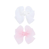 Multicolor Ribbon Bow Hairclip Set