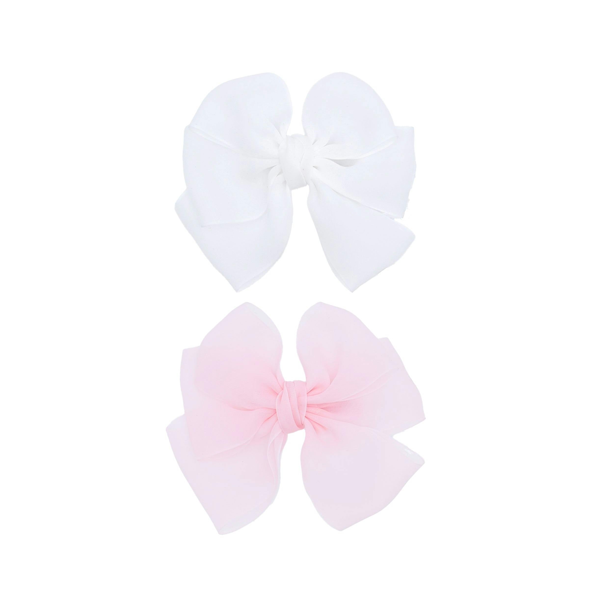 Multicolor Ribbon Bow Hairclip Set