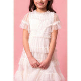 Mini Whimsical Dress in White