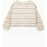 Textured Striped Sweater