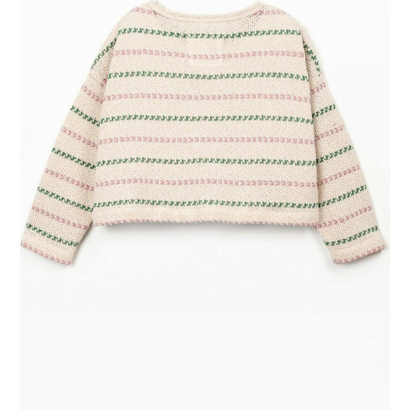 Textured Striped Sweater