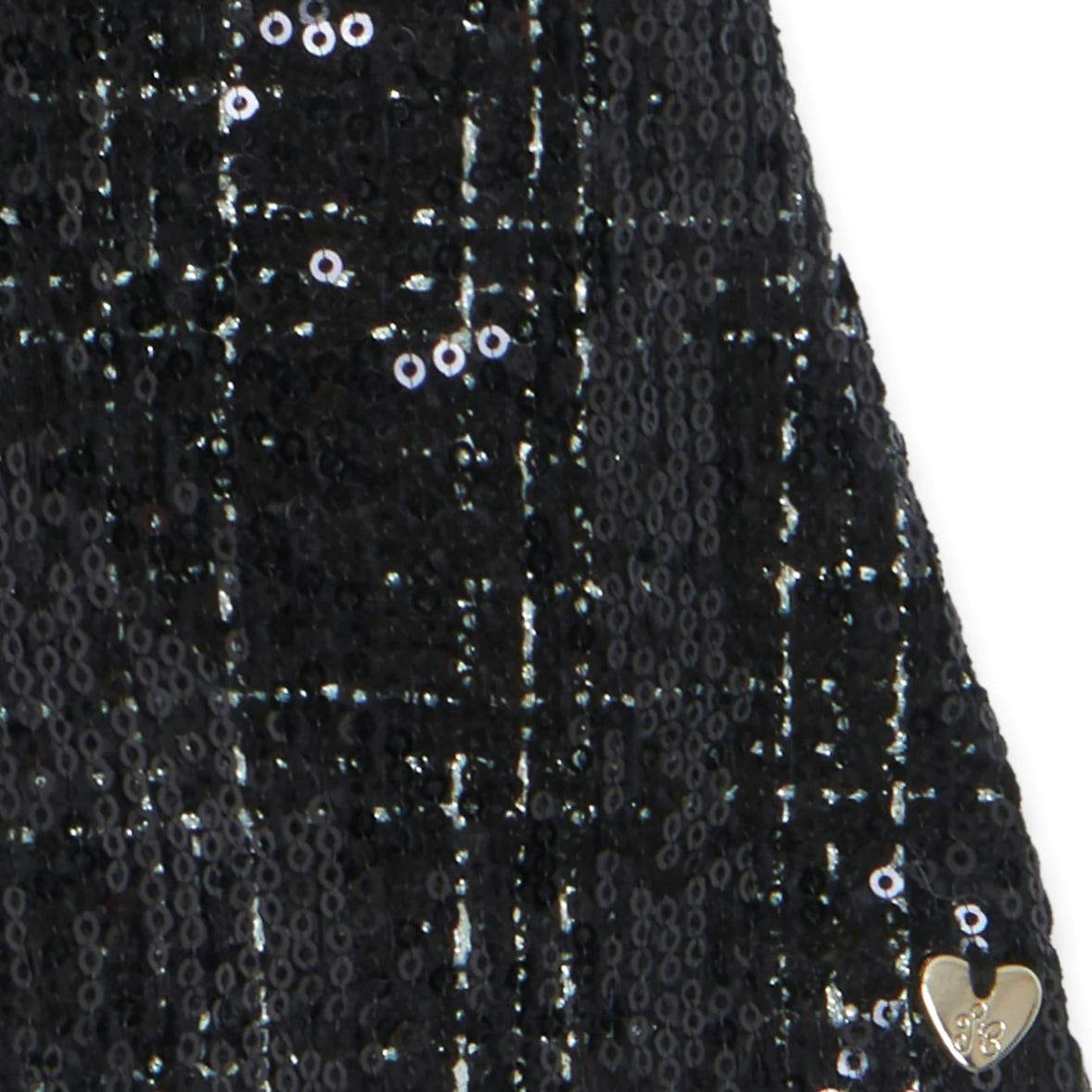 TARTINE ET CHOCOLAT SHINY DRESS - BLACK