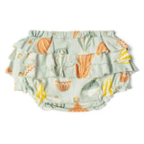Vintage Balloons Organic Cotton Ruffle Bloomer