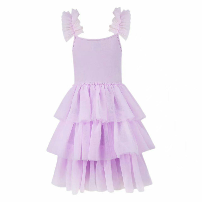 Beaded Tulle Shimmer Dress