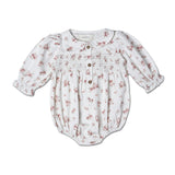 Organic Smocked Bubble Romper
