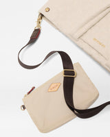 Sandy Linen Medium Metro City Tote