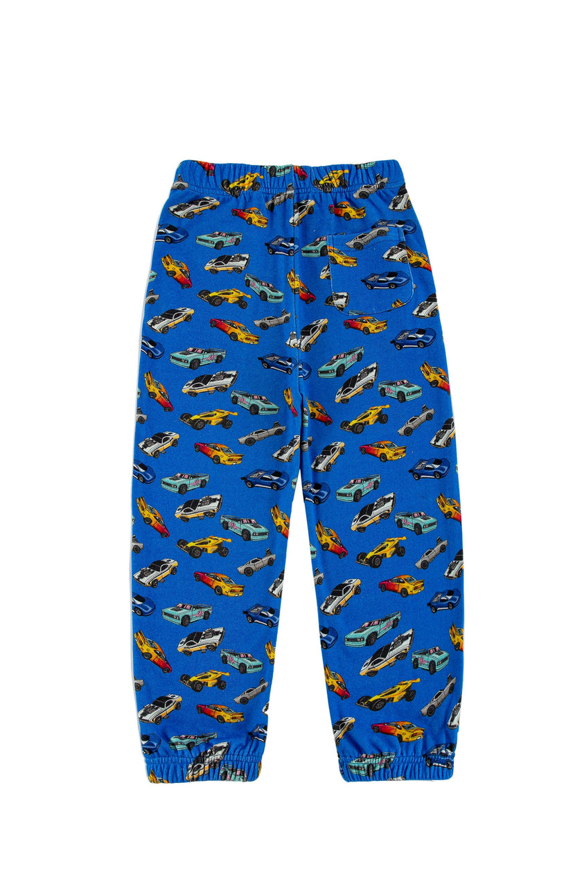 Soft Fleece Jogger, Blue Hot Rod