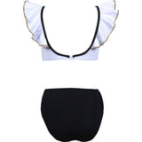 Lila Ruffle V-Neck Cut-Out Swimsuit