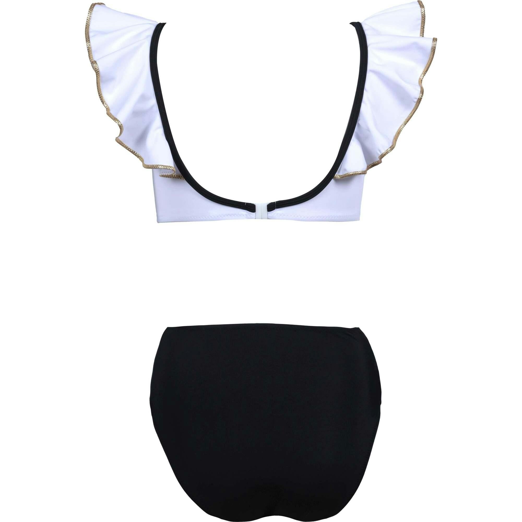 Lila Ruffle V-Neck Cut-Out Swimsuit