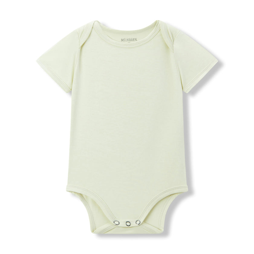 Aloe Luxe Solid Short Sleeve One Piece