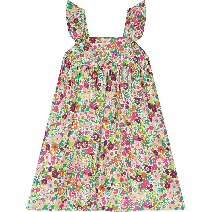 Sawyer Flutter Sleeve Dress, Florals