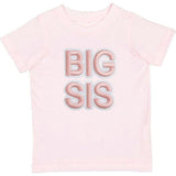 Big Sis Embroidered Patch Short Sleeve T-Shirt