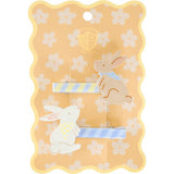 Bunnies In The Garden Bunny Hair Clip Set