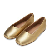 Ember Square Toe Leather Flats