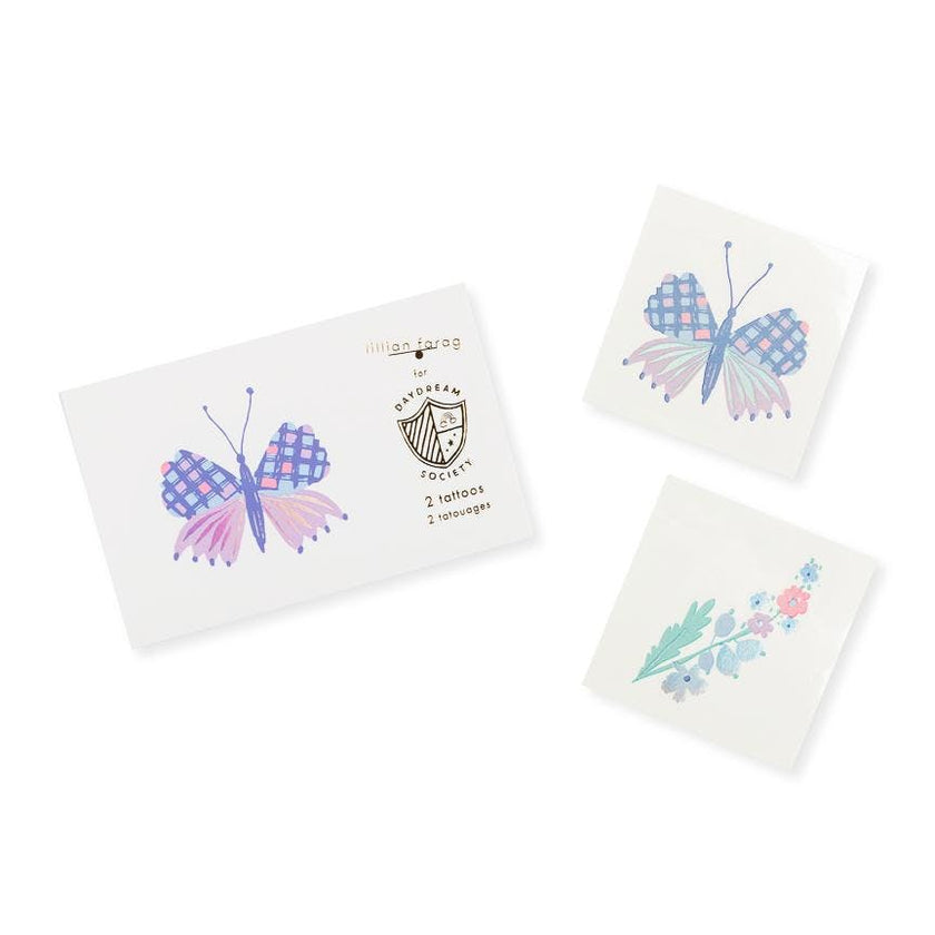 Fairy Garden Butterfly Temporary Tattoos