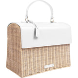 Women's Hand-Woven Wicker Large Lunchbox
