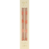 Pink Flower Taper Candles