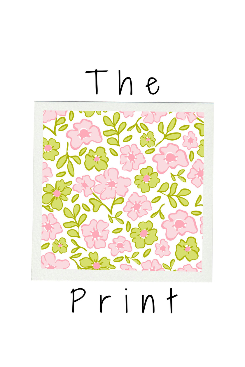 Pink and Green Floral Bamboo Dress (FINAL SALE)
