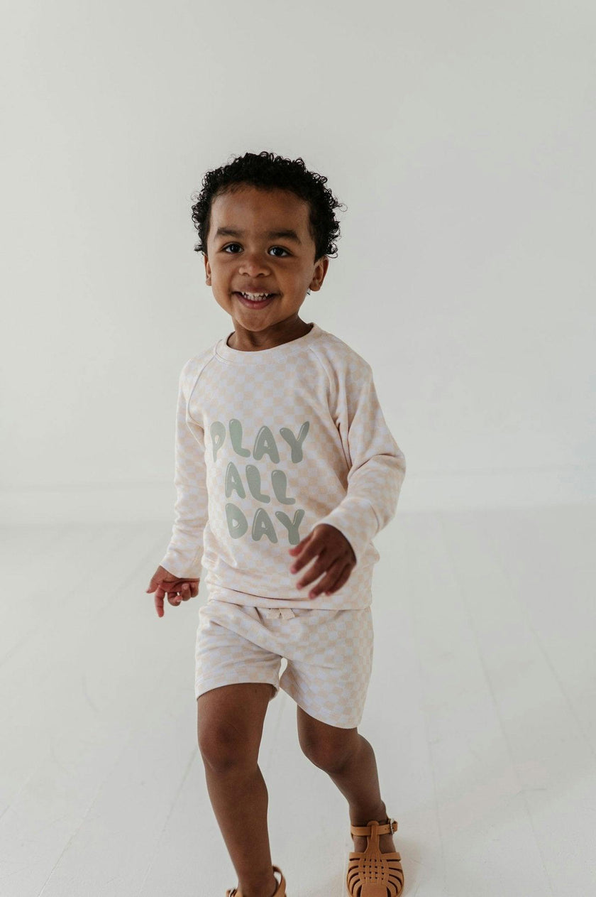 Boys Raglan Sweatshirt in Play All Day