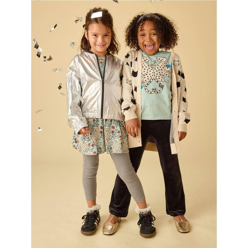 Leopard Duo Graphic Tee, Green
