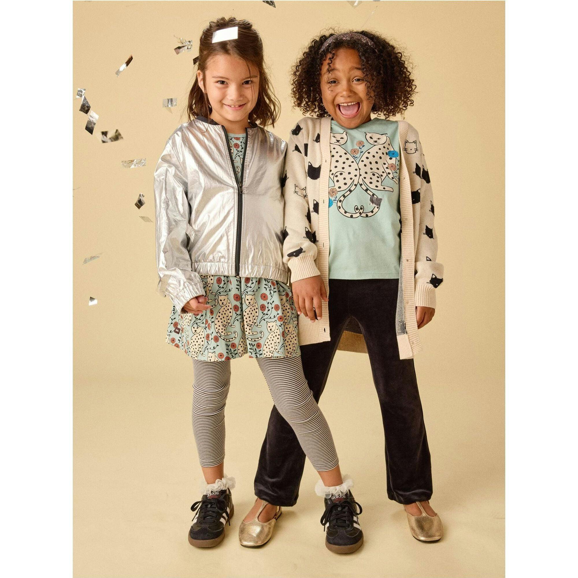 Leopard Duo Graphic Tee, Green