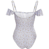 Maise One Piece in Blue Ditsy Floral