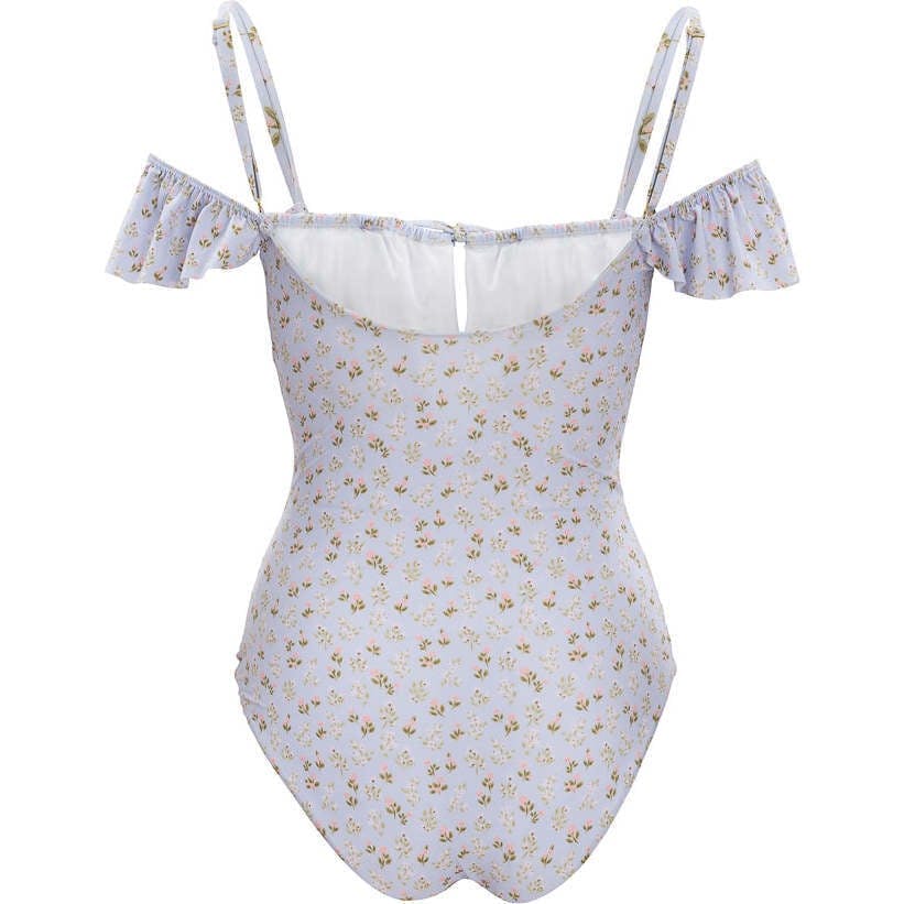 Maise One Piece in Blue Ditsy Floral