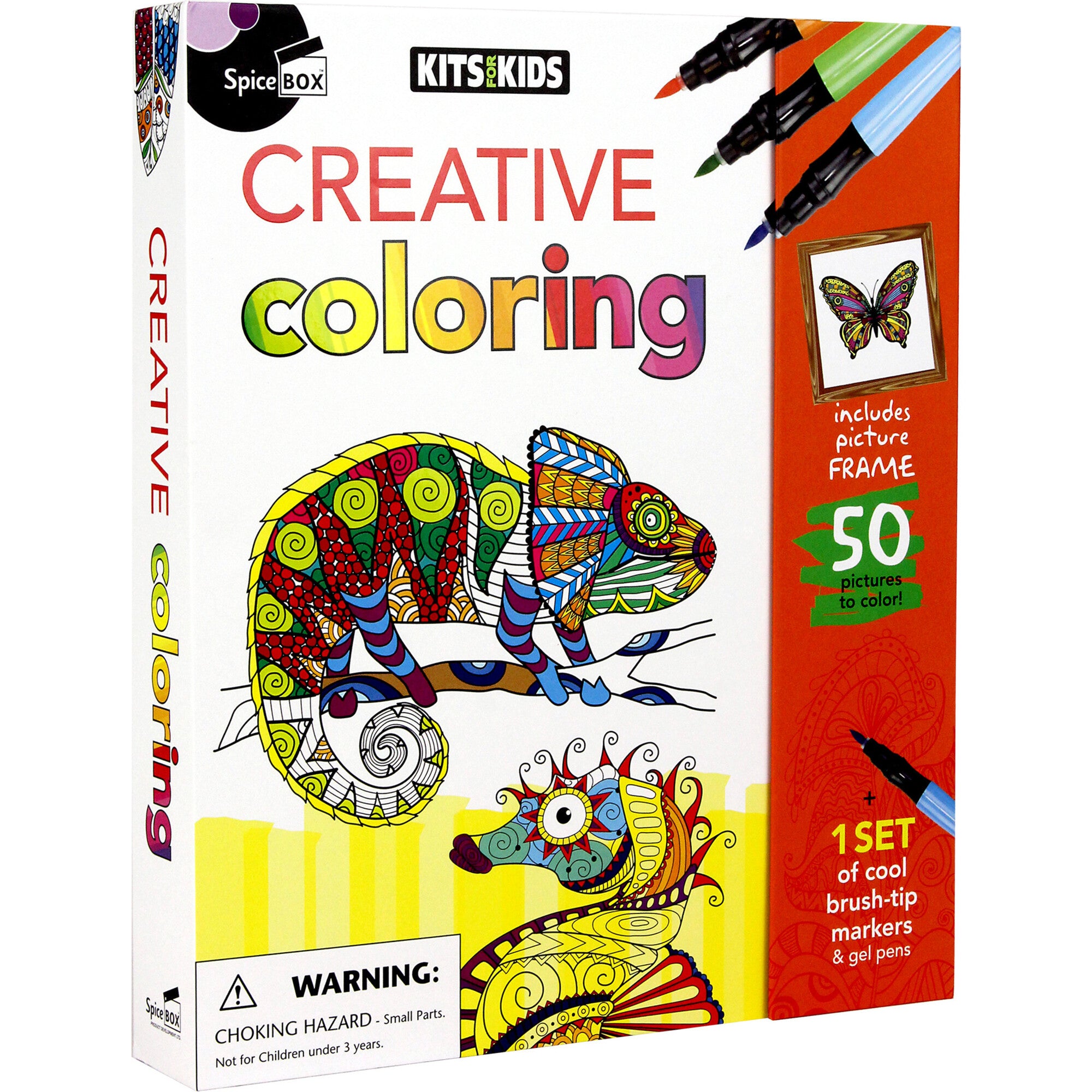 Kits For Kids: Creative Coloring - 50 Coloring Pages