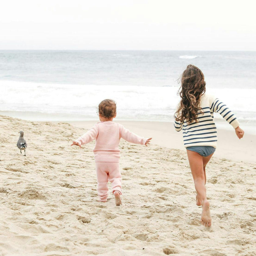 Soft Pink Knit Pant