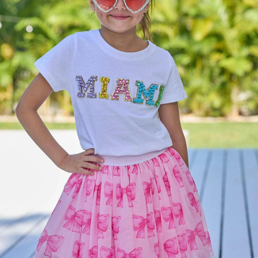 Sweet Pink Bow Skirt