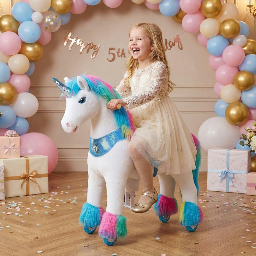 Model Y® Unicorn Ride-On Toy Age 3–4 – Rainbow