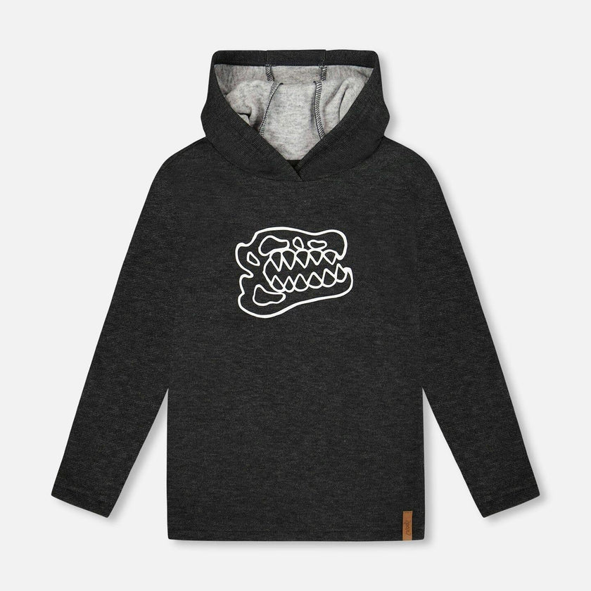 Long Sleeve Super Soft Brushed Jersey Hooded Tee