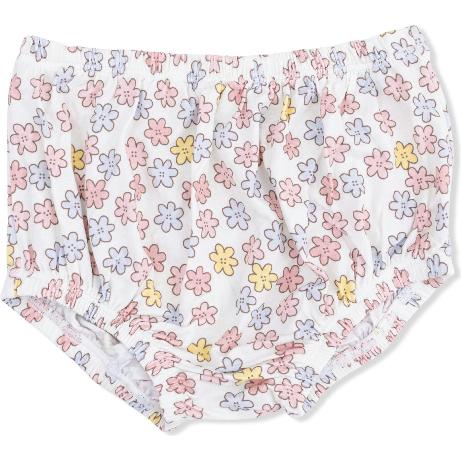 Sarah Floral - Puff Sleeve Baby Doll Dress and Bloomer