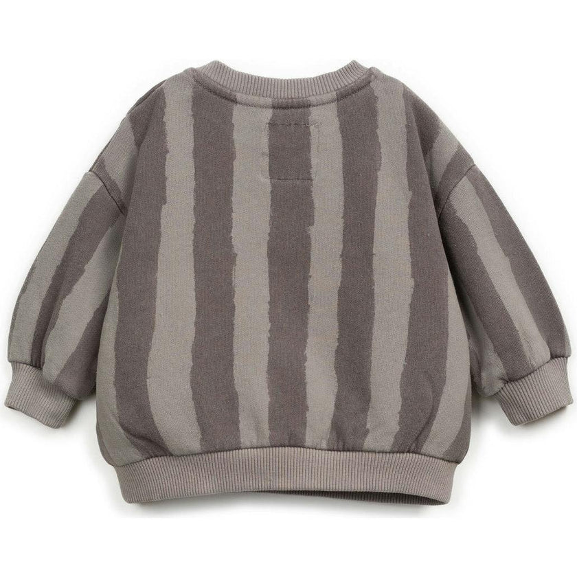 Striped Fleece Sweatshirt