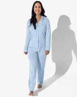 Sky Blue Bamboo Women's Pajama Set