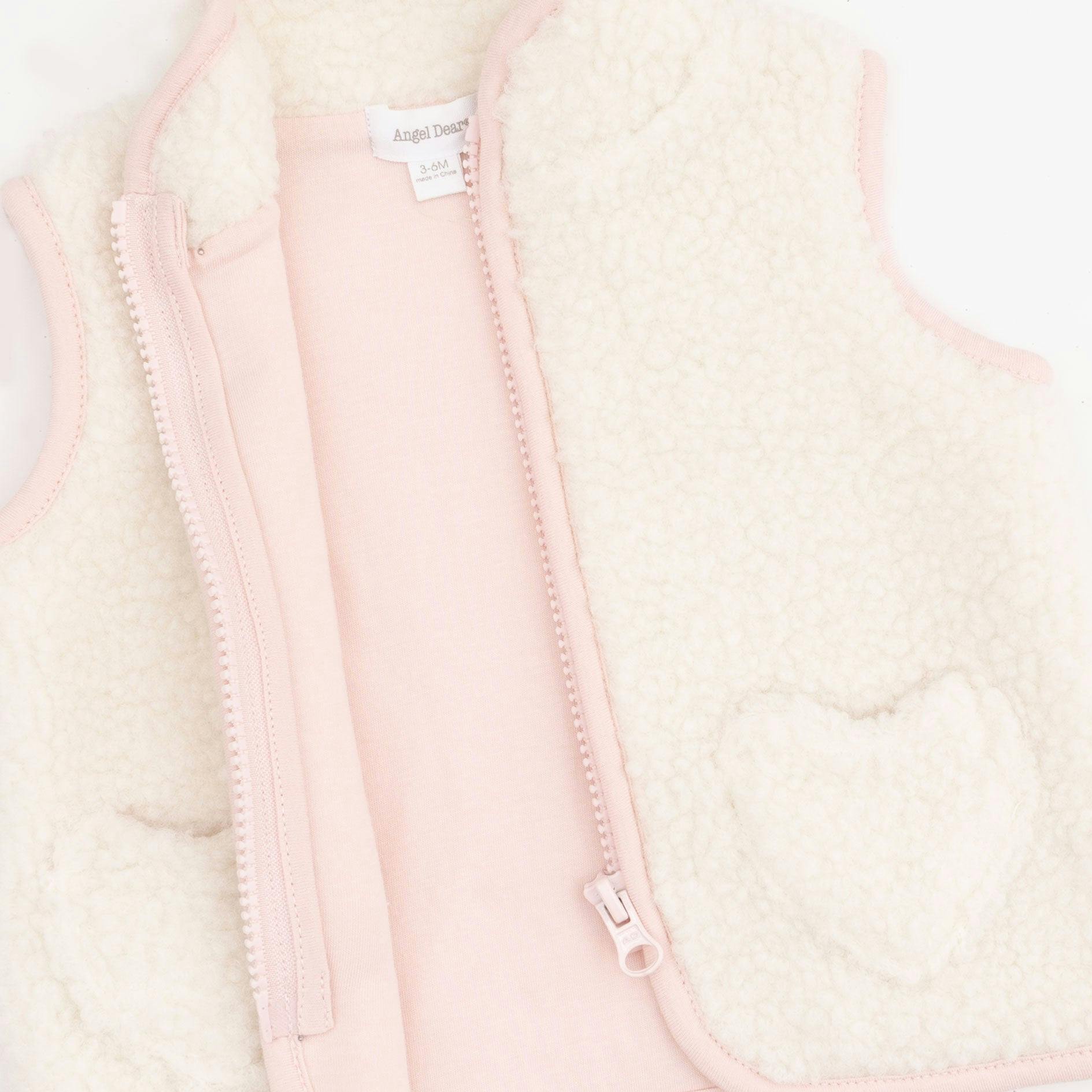 Sherpa - Zip Vest with Heart Pockets