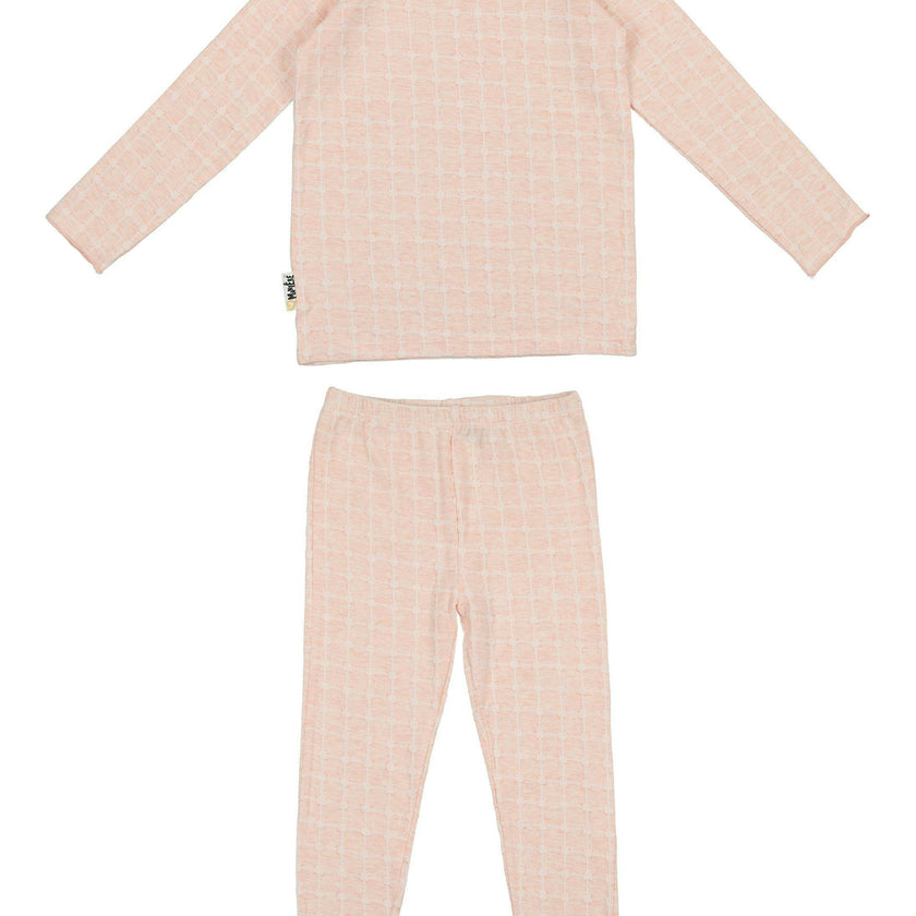 Box Design Raglan Sleeve Top & Pant Set