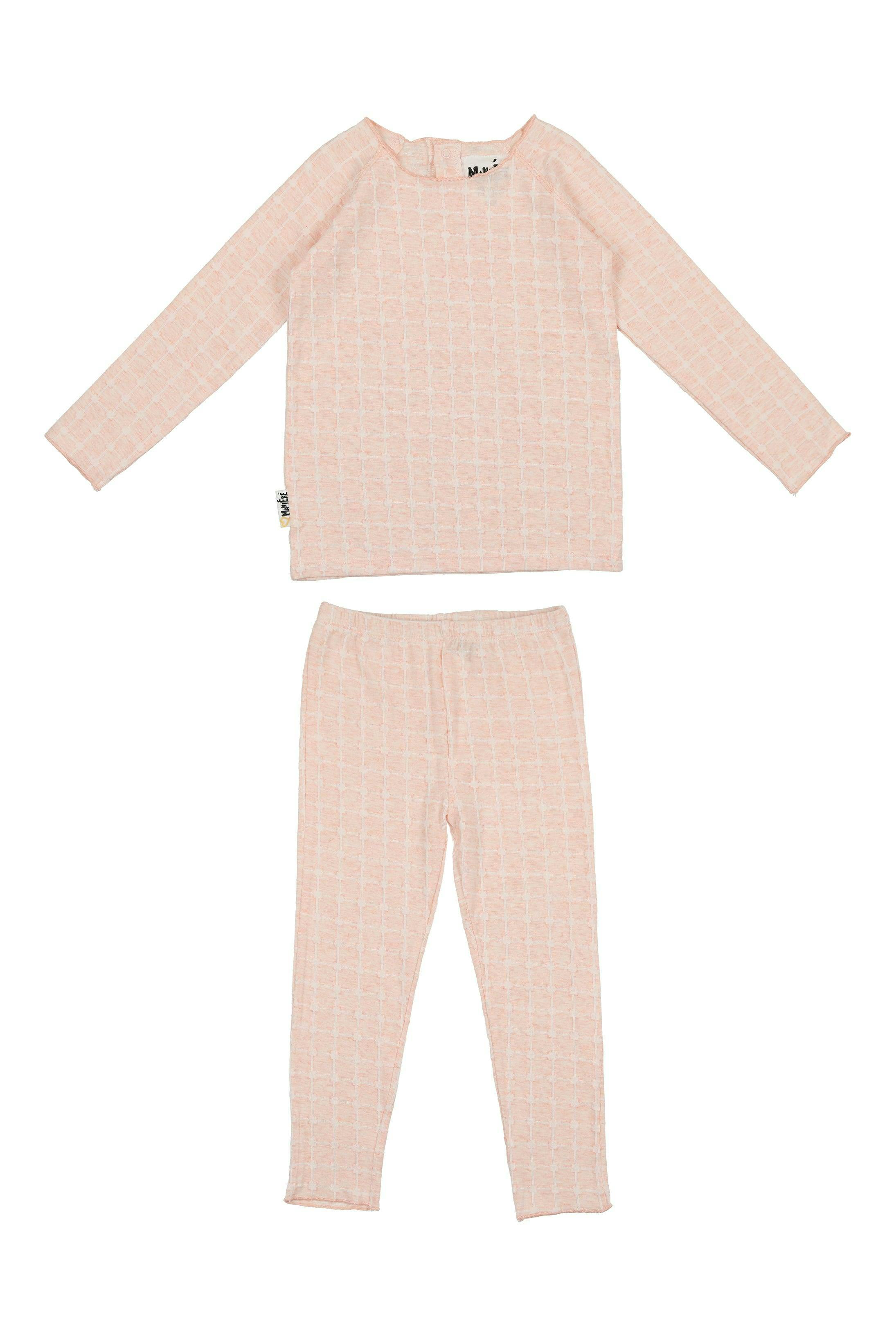 Box Design Raglan Sleeve Top & Pant Set