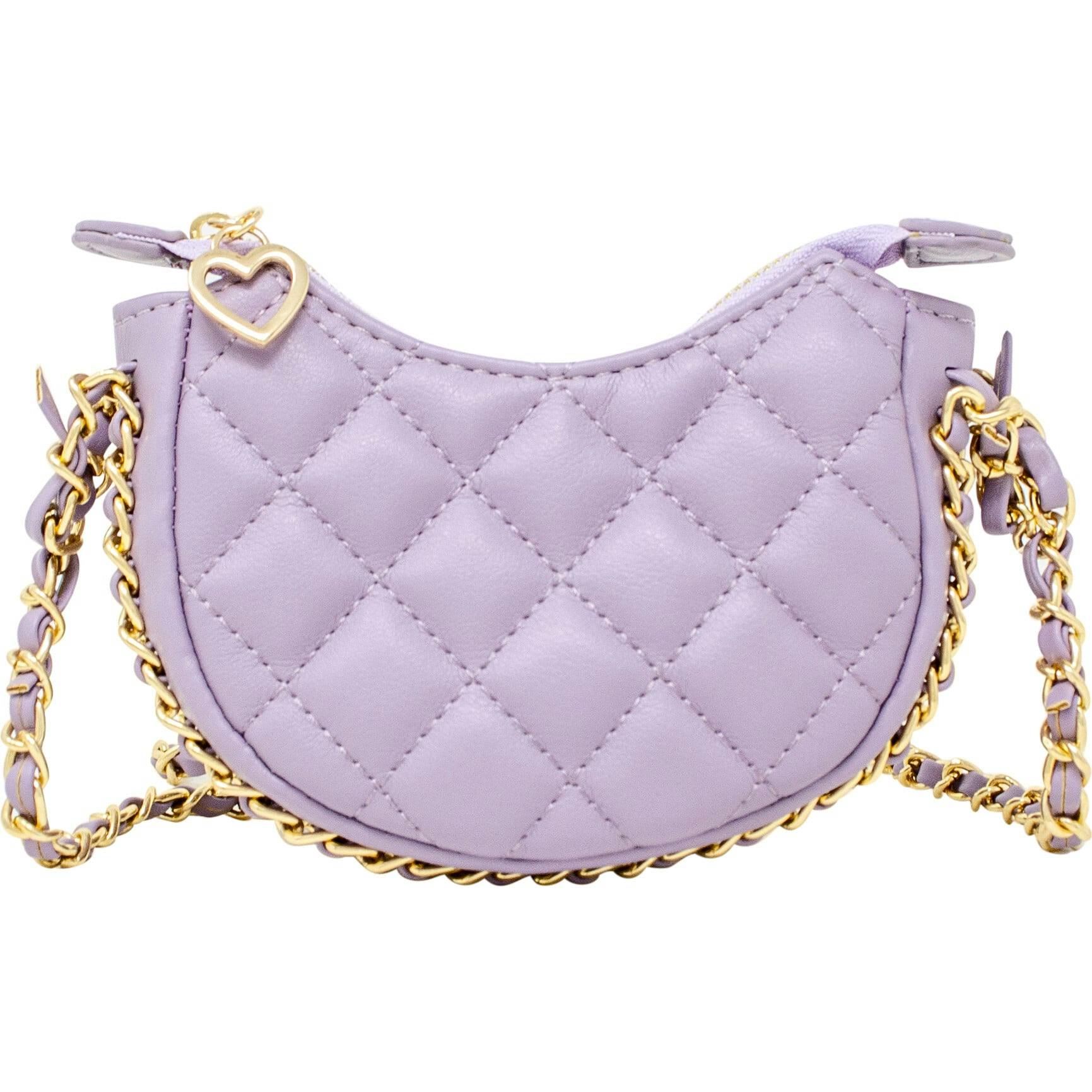 Tiny Quilted Chain Wrapped Hobo Bag