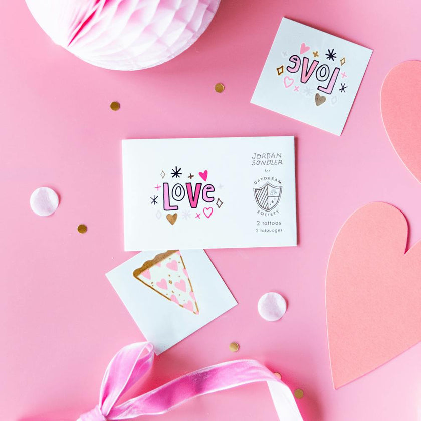 Love Notes Temporary Tattoos