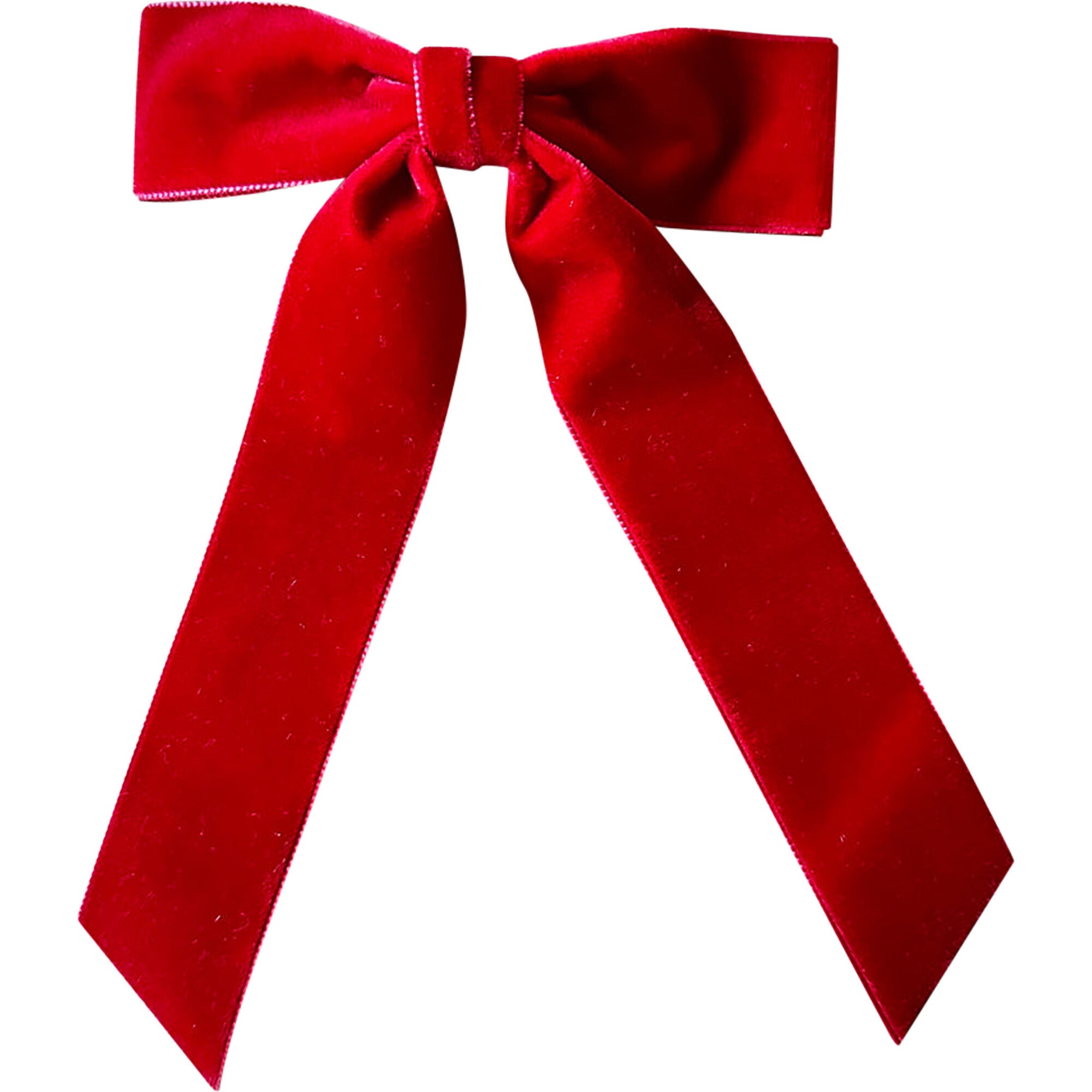 Mademoiselle Velvet Bow, Red