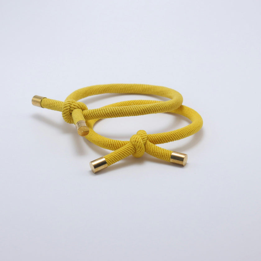 Gold-touch Rope Hair Ties